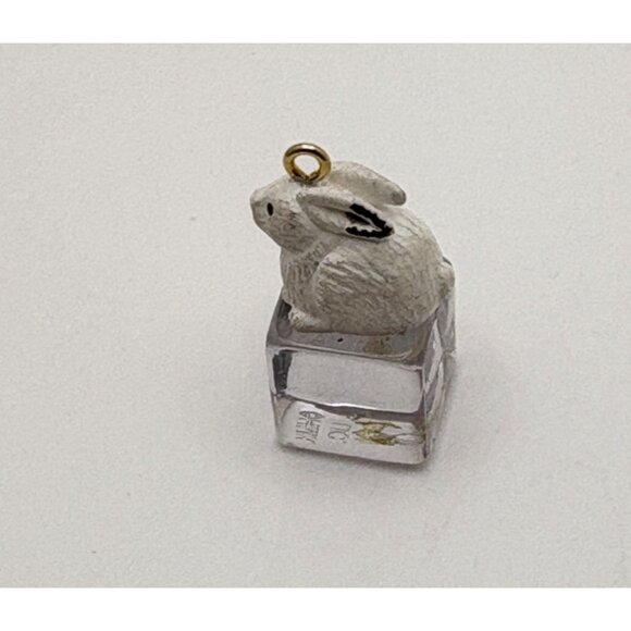 Hallmark Keepsake Rabbit Christmas Tree Ornament Ice Block Buddies 2005 Mini - Picture 6 of 7